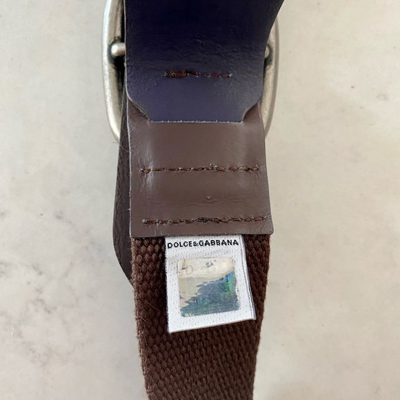 AUTHENTIC D&G DOLCE GABBANA BELT SZ 90 main image 5